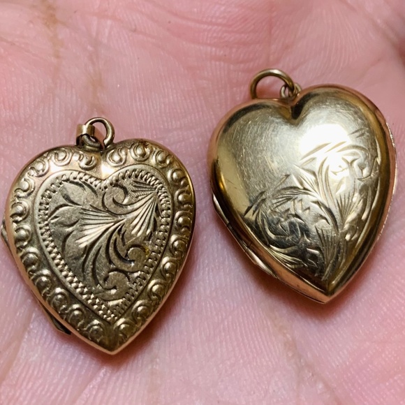 Beautiful Antique 9ct Gold Back And Front Lockets 6.61 Grams - Picture 9 of 11